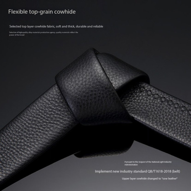 Classic Black Crocodile Leather Belt CC2DT2581J01